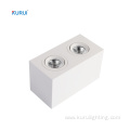 Dual-head Surface Mount Rectangular Adjustable LED Downlight